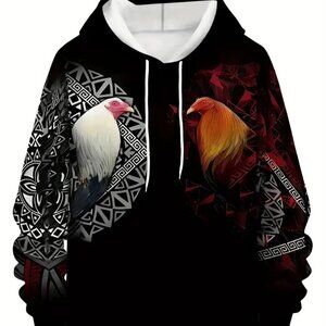 Men's Rooster Hoody - 2x